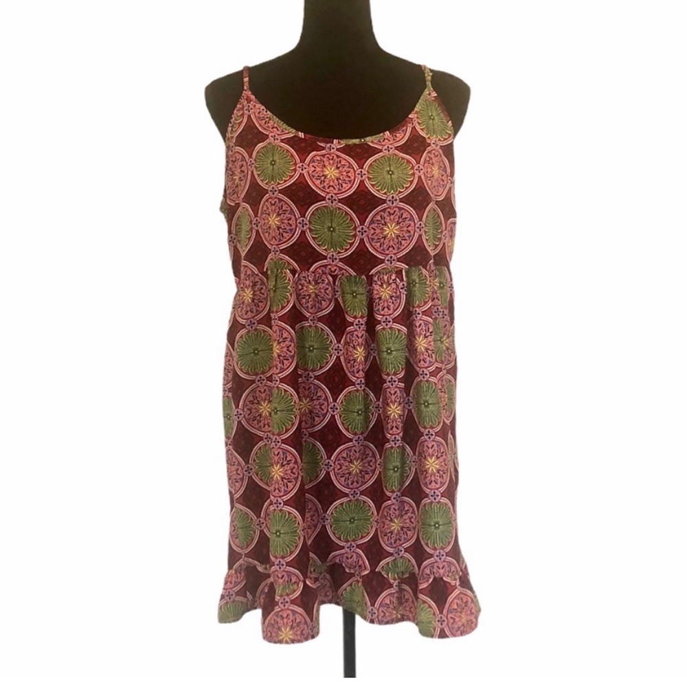 One Clothing pullover bohemian empire waist spaghetti strap tanktop extra large